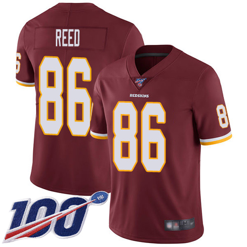 Washington Redskins Limited Burgundy Red Men Jordan Reed Home Jersey NFL Football 86 100th Season